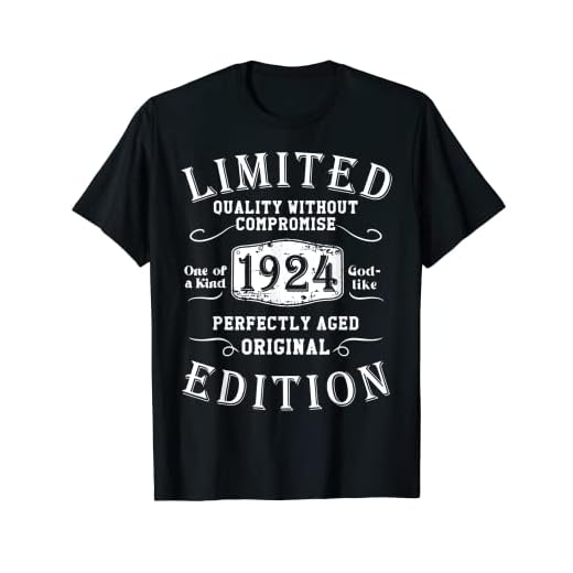 Cumpleaños 1924 Edición limitada Regalo Usado Grunge Vintage Camiseta