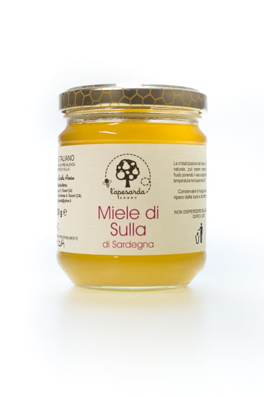6 x 250 gr - Miele di Sulla - Miele Sardo - L’Ape Sarda Aresu