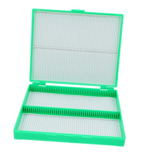 CONGARTENO - CONGARTENO Organisateur de diapositive au microscope Diapositives du microscope pour les enfants Green