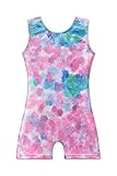 EQSJIU Maillot para niñas pequeñas, gimnasia 4t