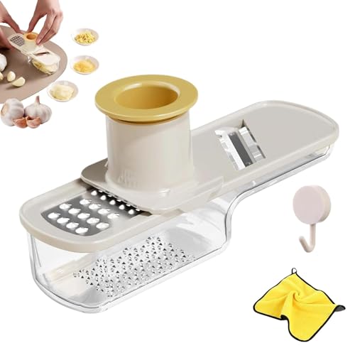 Molino multifuncional de ajo 3 en 1 blanco miniatura 1