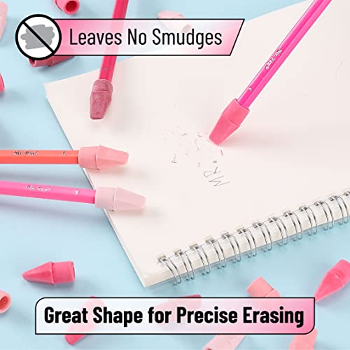 Image of Mr. Pen- Pencil Erasers Toppers, 120 Pack, Pink Shades, Erasers for Pencils | Pencil Top Erasers, Pencil Eraser