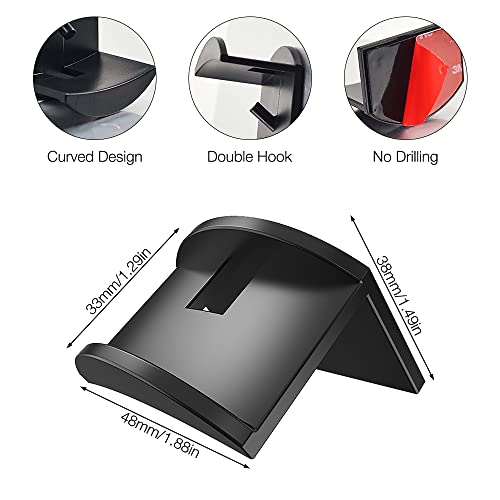 Gobesty 15 Stück Cap Halterung Wand, Selbstklebende Hut-Halter, Kein Bohren Cap Wandhalterung, Hutaufbewahrung Baseballkappen Aufhänger Für Wandmontage Hut Baseball Kappe Kleiderbügel Veranstalter