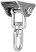 Ceiling Swing Hook, 360° Swivel Swing Hanger for Hammock，304 Stainless Steel for Maximum Load 1000lbs, Wood or Concrete Ceiling Mount, Included Carabiners & Hardware
