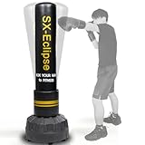 影打（KAGEUCHI） サンドバッグ 自立式 パンチングバッグ スタンド型 吸盤付き 格闘技トレーニング 自宅用 現役格闘家監修 (ホワイト, 170cm)