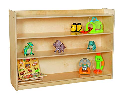 Contender C12736Ajf Mobile Adjustable Book Case W/Lip (35.5"H) Assembled #TOP2