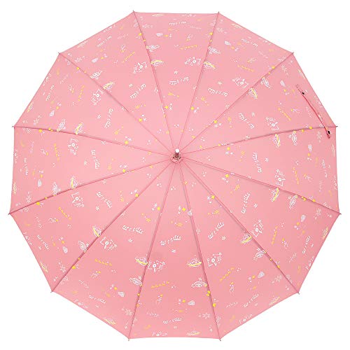 BTS Official licensed Product. BTS Character & Sound source Stick Umbrella_DNA (Pink)