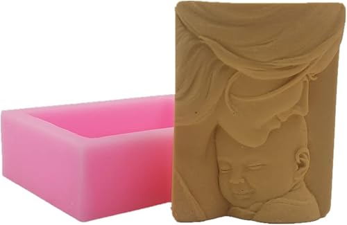 Angel Baby - Molde de silicona para jabón para el Día de la Madre, regalo hecho a mano, velas, chocolate, dulces, pastel