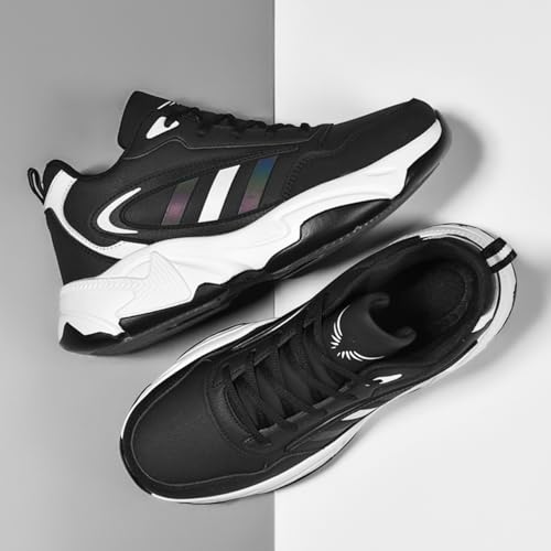 Men's Chunky Sole Sports Sneakers, Fashion Casual Footwear - Fashionable for Street Basketball, Gym Workouts & Daily Commutes2