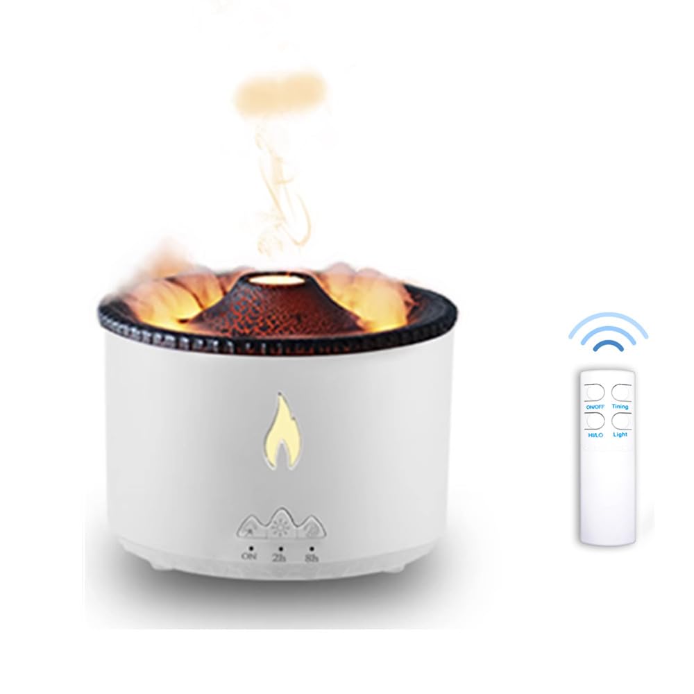Amazon.co.jp: 火山加湿器、デスクトップ超音波ディフューザー