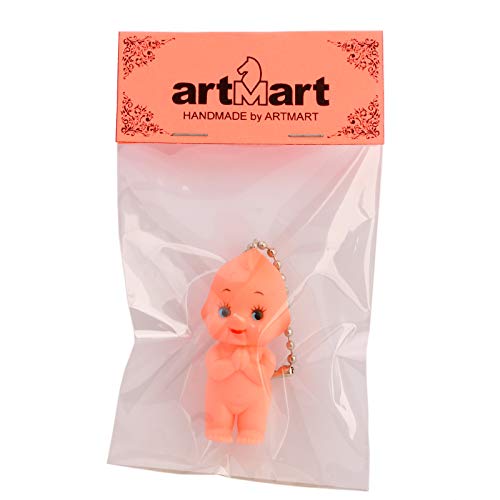 Wish Pray Kewpie Cupie Baby Doll Ball Key Chain Pendant Necklace Cupid Charm Key-Ring4