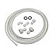 Produktbild Electrolux AEG 4055077970 405507797 ORIGINAL Zulaufschlauch Schlauch Icemakerschlauch Wasserschlauch 6 m 3/4" inklusive Anschlusszubehör für Side-by-Side Kühlschrank