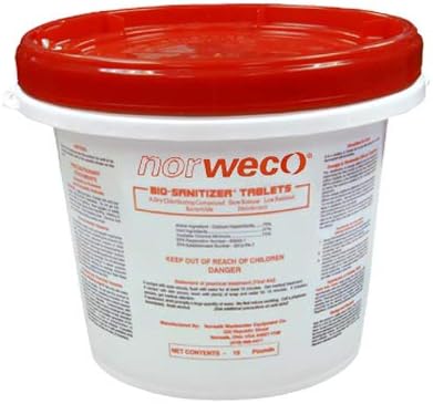 Norweco 10lb. Bio-Sanitizer Chlorine Tablets for Aerobic or Septic Systems