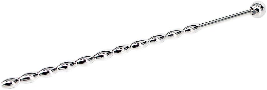 Male Stainless Beads Urethral Sounds Penis Plug Sex Toy, Small