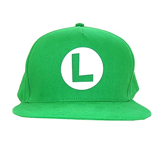 Super Mario Luigi Badge Unissexo boné verde, verde, Tamanho único