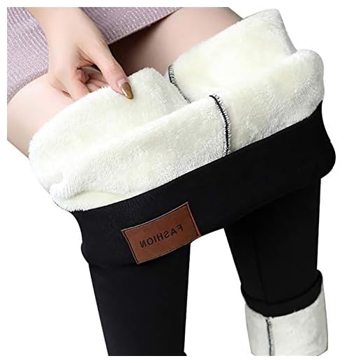 Leggings med päls Fodrade strumpbyxor, dam Vintertights för dam Vinterwarmies Byxor Termobyxor Mysbyxor Fluffiga vinterstrumpbyxor Termoleggings dam stora storlekar Tjocka träningsbyxor