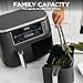 Ninja DZ201 Foodi 8 Quart 6-in-1 DualZone 2-Basket Air Fryer with 2 Independent Frying Baskets, Match Cook & Smart Finish to Roast, Broil, Dehydrate & More for Quick, Easy Meals, Grey