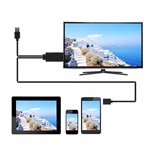 JTLB USB Female to Hdmi Male Adapter Cable 11×11×3 2 in 1080P USB Female to Male HDTV Adapter Cable Cord for Android