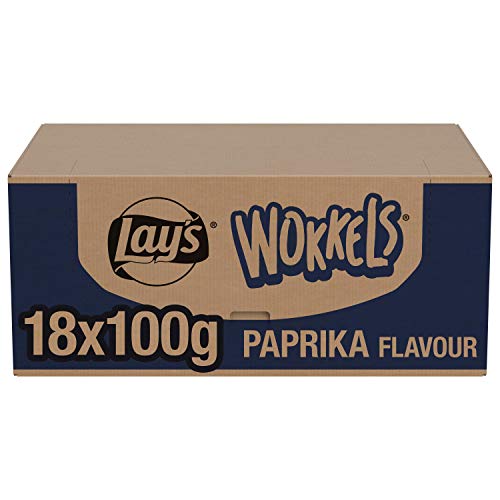 Lay's Wokkels Paprika Chips, Doos 18 stuks x 100 g - Afbeelding 4