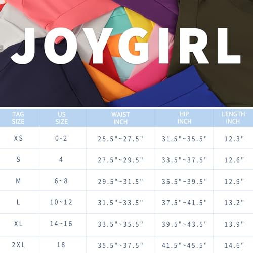JoyGirl Saia Plissada Feminina com Shorts, Saia de Tênis, Saia de Uniforme Escolar, Mini Saias de Sk