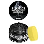 Auto Kunststoff Kratzer Entfernen100g Armaturenbrett Reparaturset Mit Schwämmchen Kunststoffpflege Auto Politur Schwarz Kratzer Reparatur Paste Schnelltrocknende Schwarz Verblassbeständig