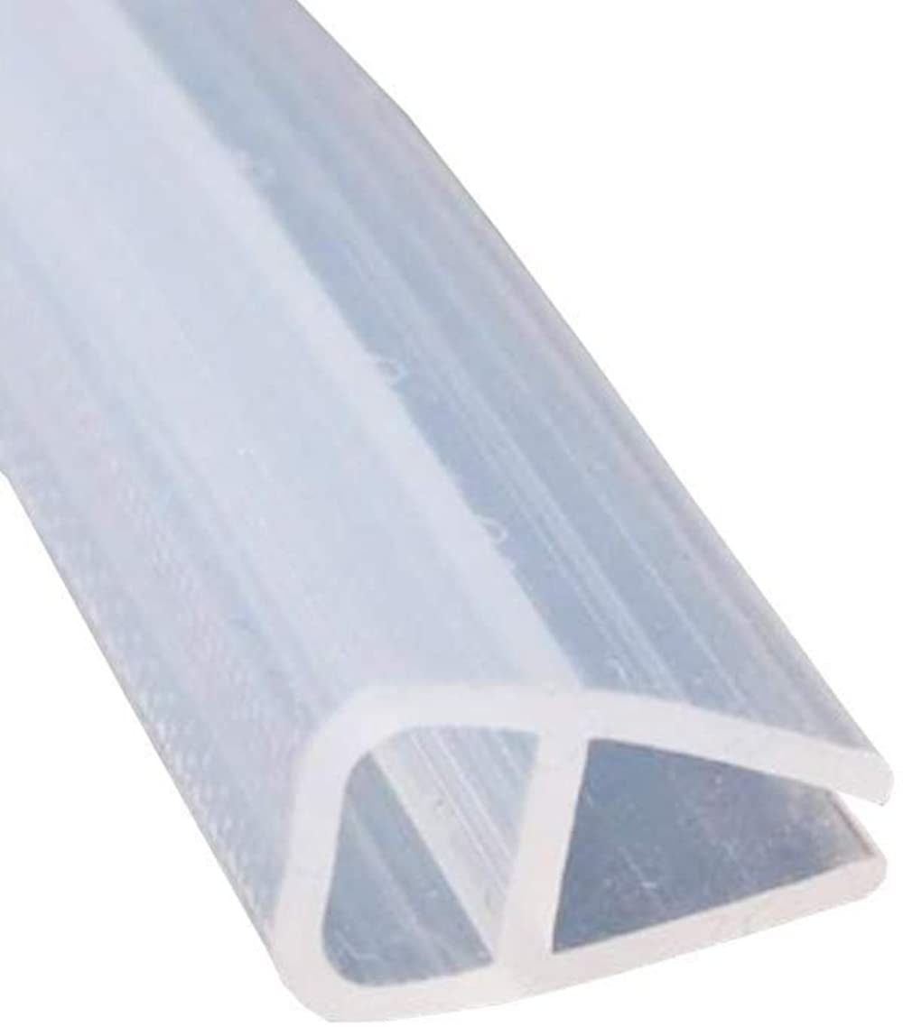 Joint d'étanchéité pour porte de douche robuste en silicone transparent