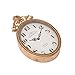Abdurey Small French Retro Decorative Wall Clock, Antique Gold Vintage Oval Style,Silent Battery Operated Boho Decor Wall Clocks for Farmhouse,Kitchen,Bedroom,Bathroom(10.4