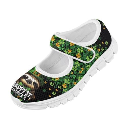 BIGCARJOB Mary Janes Sneakers for Girls Tennis Shoes School Uniform Shoes Kids Flats Walking Shoes
