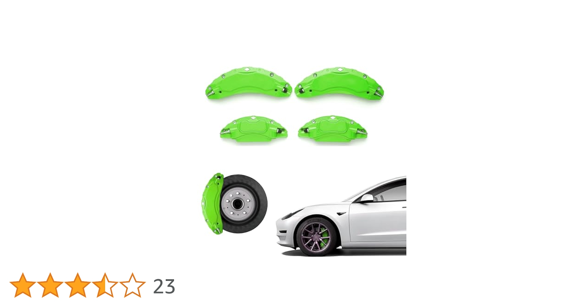 キャリパーカバー 2017 ～ 2023 テスラ モデル 3 用 並行輸入品】 テスラ モデル3 2017 - 23用ブレーキキャリパー