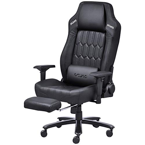 CADEIRA GAMER MAD RACER V16 PRETA EM COURO LEGÍTIMO EDIÇÃO LIMITADA NUMERADA - MADV16PTCLDG - PCYES