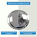 M. ROSENFELD Tapon Lavabo Premium 40mm Cromado – Tapon Universal para Lavabo...