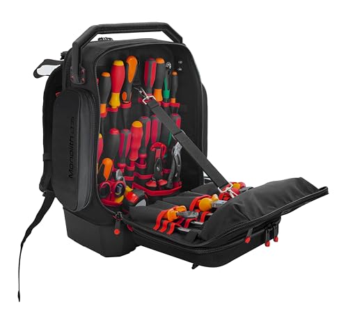 Gt 489082 - Zaino Per Attrezzi Monolith LT35-15", Con 43 Tasche, Lavagnetta Estraibile, Materiale 600D - 2