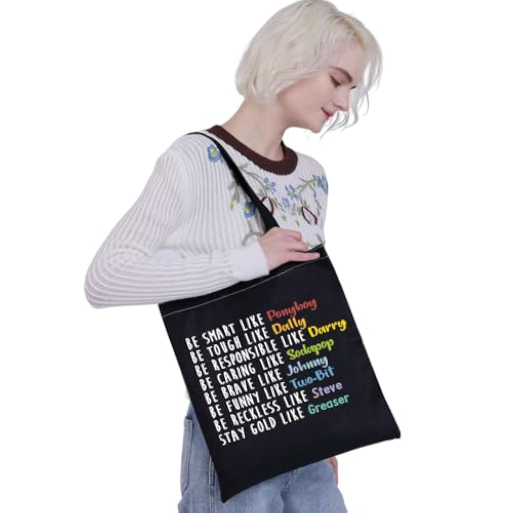 Stay Gold Ponyboy Funny TV Show Inspired Makeup Bag