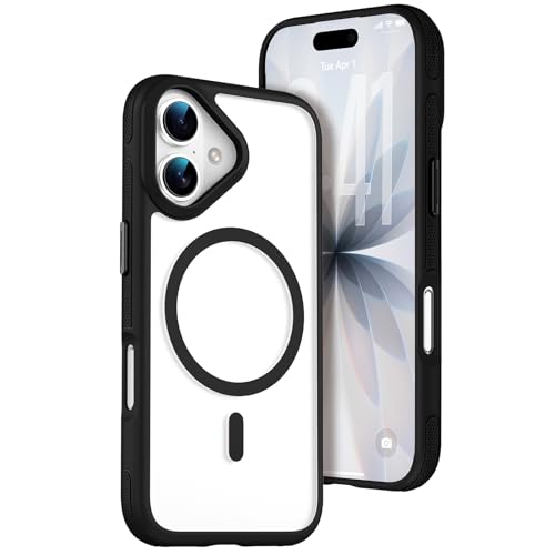 Coque iPhone 17 Magsafe LEMAXELERS antichoc noire mate et translucide
