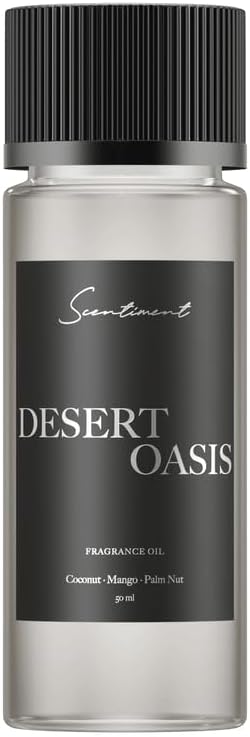 Diffuser Oil - Desert Oasis | Aromatherapy Home Fragrance | Inspired by Mirage Hotel® Las Vegas | Luxurious Scent with Notes of Coconut, Mango, Palm Nut (50ml)