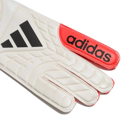 adidas Unisex COPA Goalkeeper Glove Club JUNIOR, Zero met./Black/Lucid red, 4