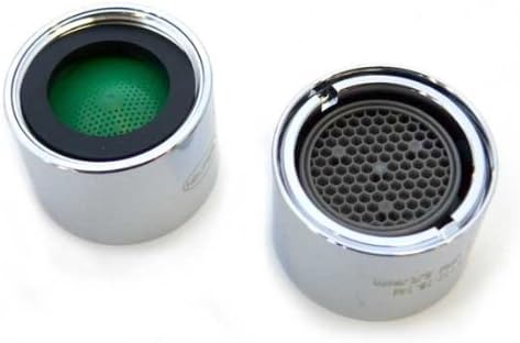 Pro 10 Pack 1.5 GPM Female Vandal Proof Faucet Aerator with Key Water Saving Soft White Aerated Stream
