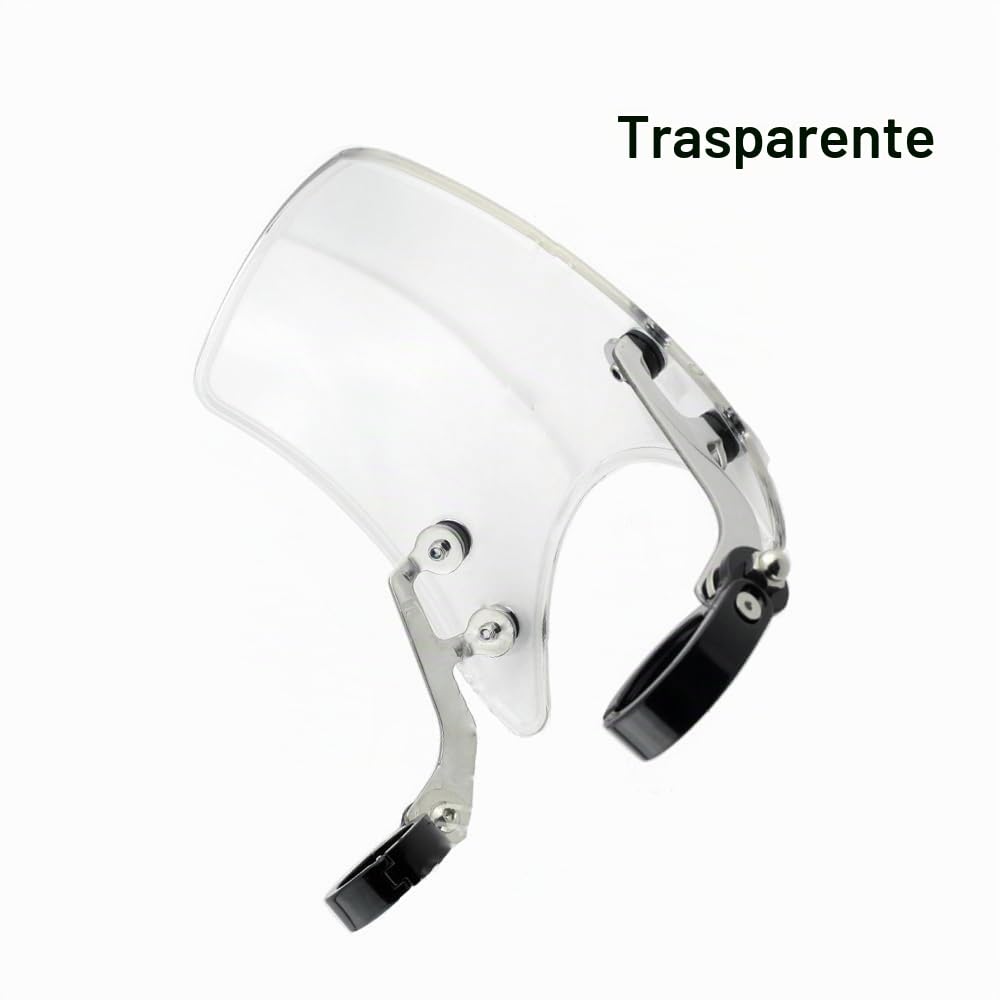 Parabrezza per moto Baceyong parabrezza per moto H&arl-ey Sportster XL 883 1200 modelli 2004-2019, trasparente