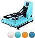 Produktbild RICOO T338-TB Transferpresse Hellblau Klappbar Textilpresse Textildruckpresse Thermopresse Textil Transferdruck Bügelpresse T-Shirtpresse