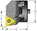 Ultra-Dex SH24 STFCR3 Chatter-Free Serrated Modular Boring Head to Hold a Positive TCMT 32.52 at 0 Degree Lead, Right Hand, Coolant Thru, Anti-Vibe, 1.575" x 1.496", 1.968" Minimum Bore