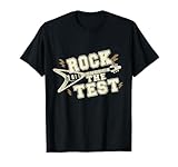 Rock The Test Guitar Teacher Test Day Testing Day Teacher T-Shirt