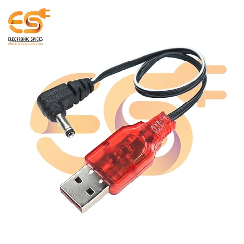 Image of Electronic Spices USB Charger Cable with 3.5mm Female DC Pin Jack Connector Charger for Toy