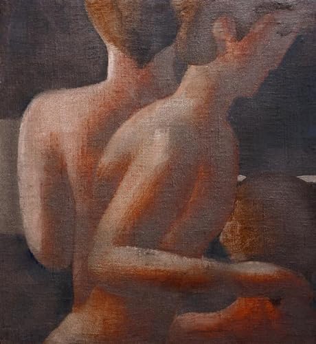 Pintura mural en lienzo de Oskar Schlemmer Drei Akte Silberfries III, decoración de hogar 60x90 1
