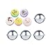 Bloss DIY Metal Bath Bomb Mold with 1 Perfect Size 4 Set 8 Pieces, Relaxation and Save Your Money, Mix Your Own Recipes, Easy to Make Perfect Bath Bomb for Gift