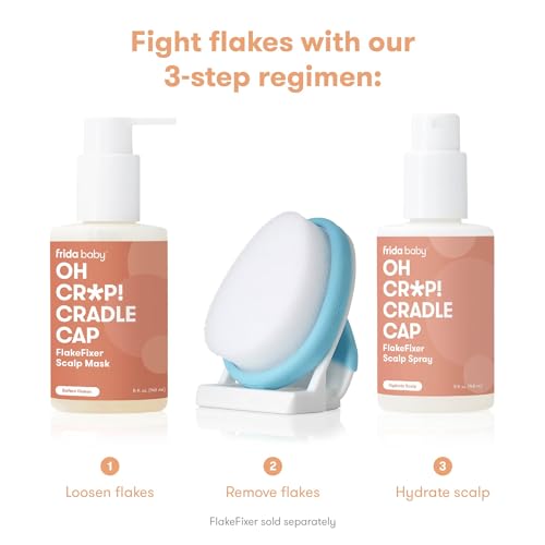 image for Frida Baby Cradle Cap Treatment, Cradle Cap Shampoo for Babies + Flake