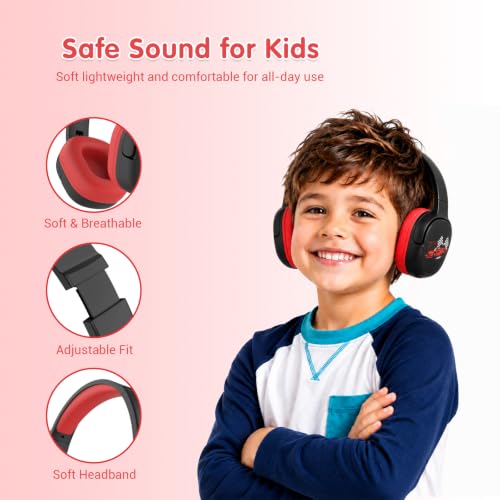 Image of ACESAK 4PCS Boys Backpack with Wired Headphones, Lunch Bag & Pencil Case