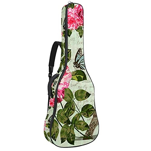 Housse guitare 106 cm antichoc : protégez votre guitare basse folk classique style Paris