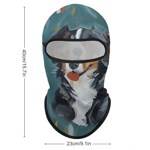Balaclava para perro, mascarilla facial para hombre y mujer con protección solar, transpirable, máscara completa para cabeza para senderismo, ciclismo, running y conducción miniatura 2
