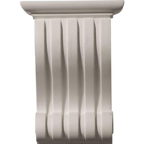Ekena Millwork COR06X03X09LN 6 1/2-Inch W x 3 3/8-Inch D x 9-Inch H Leandros Corbel