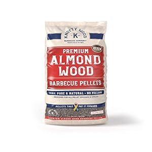 100% Pure Almond Wood Barbecue Grilling Pellets – 20 lbs